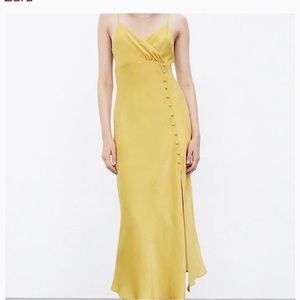Zara- slip midi dress